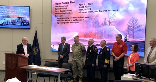 Governor Pillen Declares Emergency, Mobilizes Nebraska National Guard and Issues Statewide Burn Ban Following Fire in Brown County